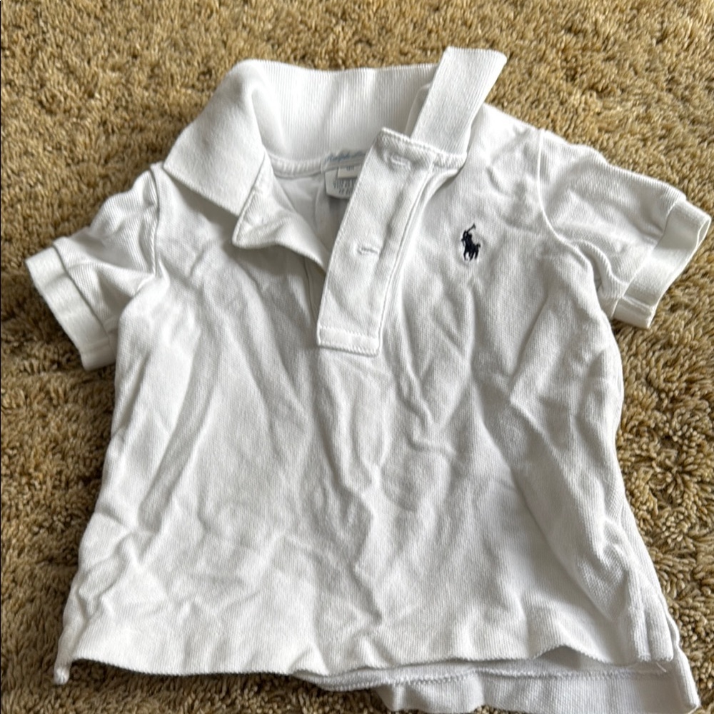 Ralph Lauren Kids White Polo Shirt
